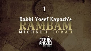 Rambam’s Mishneh Torah Class 1 [upl. by Iviv]