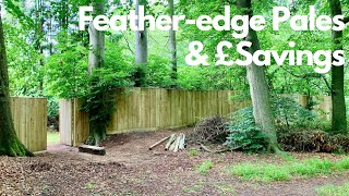 Fencing The Ultimate Guide  Featheredge Pales Capping Rails amp Cost 3 of 3 [upl. by Nnylram]