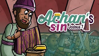 Achans sin  Animated Bible Stories  My First Bible  36 [upl. by Narmak338]