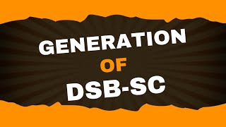 Generation of DSBSC Using Balanced Modulator  Analog Communication  Lecture  18  Brainbox [upl. by Lrem542]