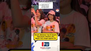 Aisar Berani Melamar Fuji Didepan Haji Faisal fuji beritaartis selebriti artis [upl. by Zoilla]