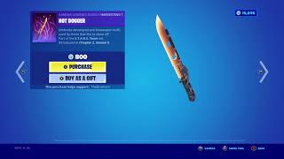 NEW HOT DOGGER PICKAXE FORTNITE x RESIDENT EVIL [upl. by Didi]