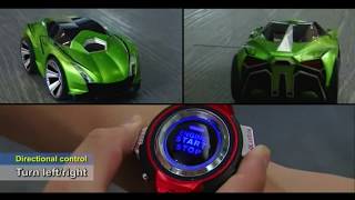 Voice Car watch voiture rc avec montre IrDrone [upl. by Epotimet]