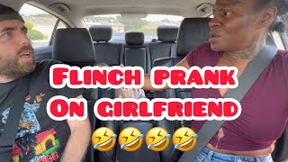 Flinch prank on my girlfriend Whoisshonda 🤣 [upl. by Amol]