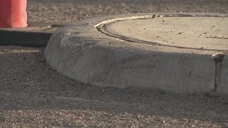 Nearly a dozen drivers strike newly constructed Belton median in the same night [upl. by Aicsile]