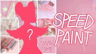 🎀 turning moodboards into characters  speedpaint [upl. by Sal]