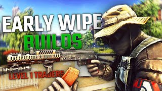 Three Early Wipe META Builds Level 1 Traders  Escape From Tarkov Guide [upl. by Gora635]