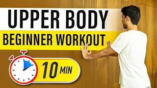 UPPER BODY Exercises for BEGINNERS  Pushup workout at home  Saurabh Bothra [upl. by Moriarty]