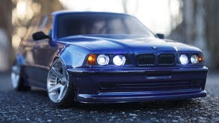 BMW E34  RC Drifting [upl. by Goldshlag]