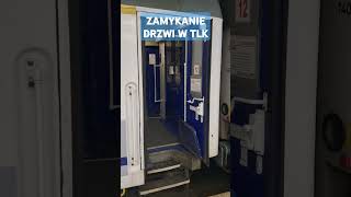 Automatyczne zamykanie drzwi w TLK w wagonie 140A train vlog railway rail shorts [upl. by Nylorahs]