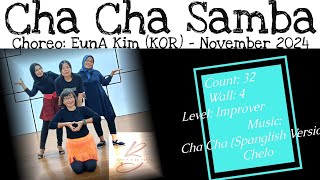 Cha Cha Samba  Improver  ChoreoEunA Kim KOR  November 2024 [upl. by Llemaj158]