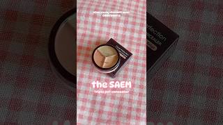 the SAEM ❁･ﾟtriple pot concealer 01 thesaem concealer colorcorrector kbeauty makeup shorts [upl. by Chu]