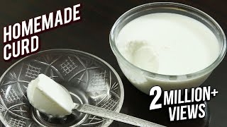 Homemade Curd Recipe  Tips amp Tricks To Make Curd At Home  Basic Cooking  Ruchi [upl. by Selmore546]