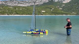 Trimaran Ultime Red Bull RC [upl. by Jourdan]