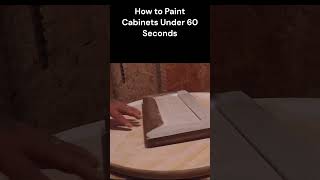 How to Paint Cabinets Under 60 Seconds [upl. by Anitrak]