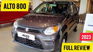 Alto 800 VXI 2023 model  interior exterior Price Full Review  ALTO [upl. by Davison]