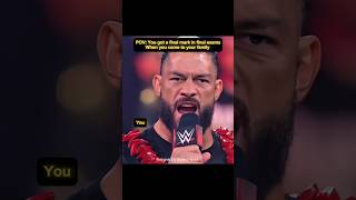 POV Iam Roman Reigns  pt14 shorts wwe romanreigns wrestling memes meme edit [upl. by Fleeta]