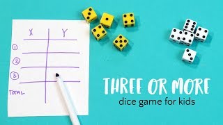 Three or more dice game [upl. by Ttebroc]