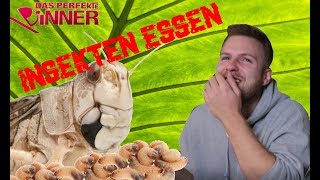 Heuschrecken Salat  DAS PERFEKTE DINNER  EKEL EDITION 1 [upl. by Aittam369]