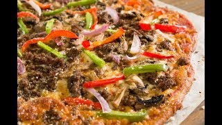 Keto Pizza Recipe  Low Carb Pizza Crust Ketopizza ketopizzacrust [upl. by Anairam688]