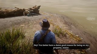 Secret Side Mission That Many Players Have Missed Collect Debt from Algie Davison  RDR2 [upl. by Anavoj]