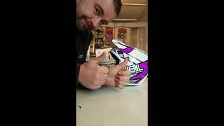 Oneal 2018 Sonus helmet whitepurple unboxing [upl. by Arriat630]