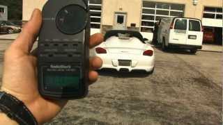 Porsche 9872 Boxster Spyder Fabspeed Sport Header Sound Test [upl. by Phillis]