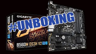 Unboxing Motherboard Gigabyte B560M DS3H V2 [upl. by Ion]