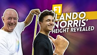 Lando Norris’ height revealed ft Lando Norris [upl. by Adyan]