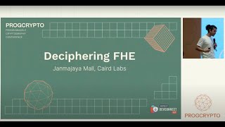 Deciphering FHE  Janmajaya Mall  PROGCRYPTO [upl. by Anade]