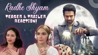 Our reaction to â€œRadhe Shyamâ€ trailer and teaser  wow Just wow ðŸ¤©ðŸ¤© [upl. by Leonteen]