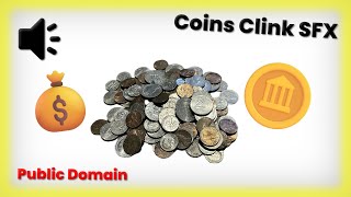 Coins ClinkCollect SFX  25 Sounds Copyright Free [upl. by Llenil920]