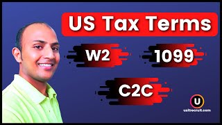 Tax Terms in US Staffing  US staffing Tax Terms  US Tax Terms in USA [upl. by Chemash]