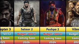 Top 30 Biggest UPCOMING Movies List In India  Pushp2 KGF3 Salaar2Pathan 2 WatchDataVerified [upl. by Kimmi156]