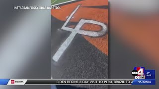 Skyridge High School football field vandalized [upl. by Kirre]