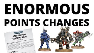 GW Just UPENDED Warhammer 40Ks Points System  Locked Squad Size Free Wargear  Huge Changes [upl. by Heater686]