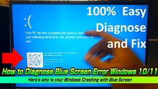 How to Diagnose Blue Screen Error in Windows 1011 [upl. by Ahsuas]