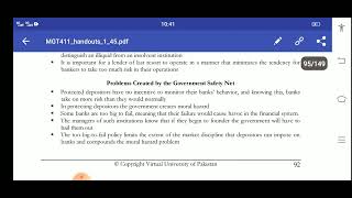 mgt411 lecture 29 the government safety net [upl. by Elisabeth]