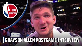 ‘I knew I hit a lot’ – Grayson Allen reacts to making 7 3PT in first quarter  NBA on ESPN [upl. by Fischer894]