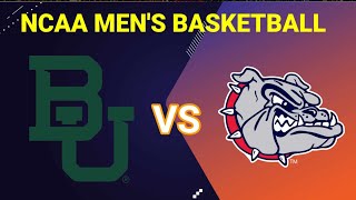 Baylor Bears vs Gonzaga Bulldogs  2024 NCAA MENS BASKETBALL LIVE SCORE [upl. by Nalro]