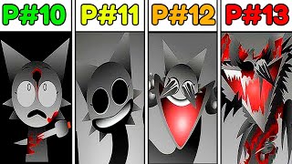 Phase 10 VS Phase 11 VS Phase 12 VS Phase 13 in Incredibox Sprunki [upl. by Yarb]