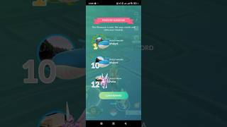 PoGo  Placed 1st 10th amp 12th in three watertype PokeStop Showcases pogo pokestopshowcase [upl. by Assilla]