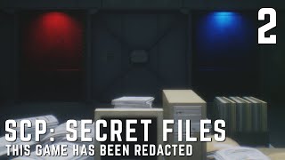 SCP SECRET FILES  PART 2  THIS GAME HAS BEEN REDACTED FINAL [upl. by Arotal]