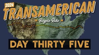 2024 Transamerica Bicycle Ride Days 35 amp 36 Buhler KS to Newton KS [upl. by Aicirtel]