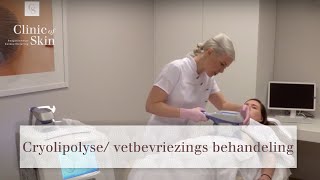 Cryolipolyse vetbevriezings behandeling [upl. by Kone]