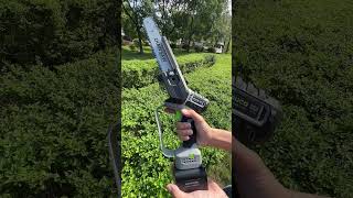 SUCA5808A The latest cordless chain saw 600W 21v mini chain saw cordless chain saw [upl. by Nnaeiram787]