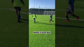 What a save 🤲 teamgoal football footballtiktok voetbal viralvideo training skills soccer [upl. by Ahseik]