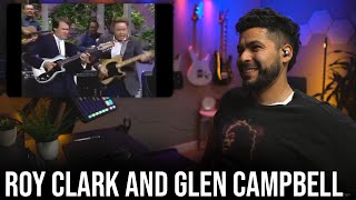 Glen Campbell amp Roy Clark Play Ghost Riders in the Sky Reaction [upl. by Neersan]