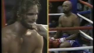 Ian Jacklin vs James Clagget 1992 Pro Kickboxing fight  Hollywood California [upl. by Nelie]