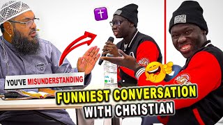 Funniest conversation with Christian 🤣  Uthman Ibn Farooq Official [upl. by Henriques725]